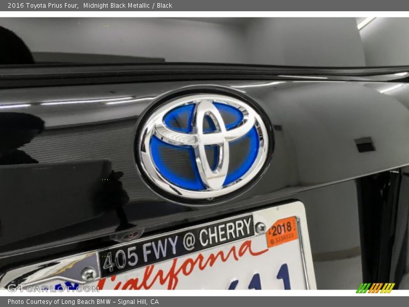 Midnight Black Metallic / Black 2016 Toyota Prius Four