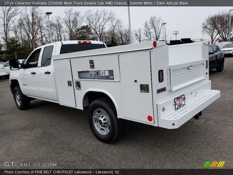 Summit White / Dark Ash/Jet Black 2019 Chevrolet Silverado 2500HD Work Truck Double Cab 4WD Chassis