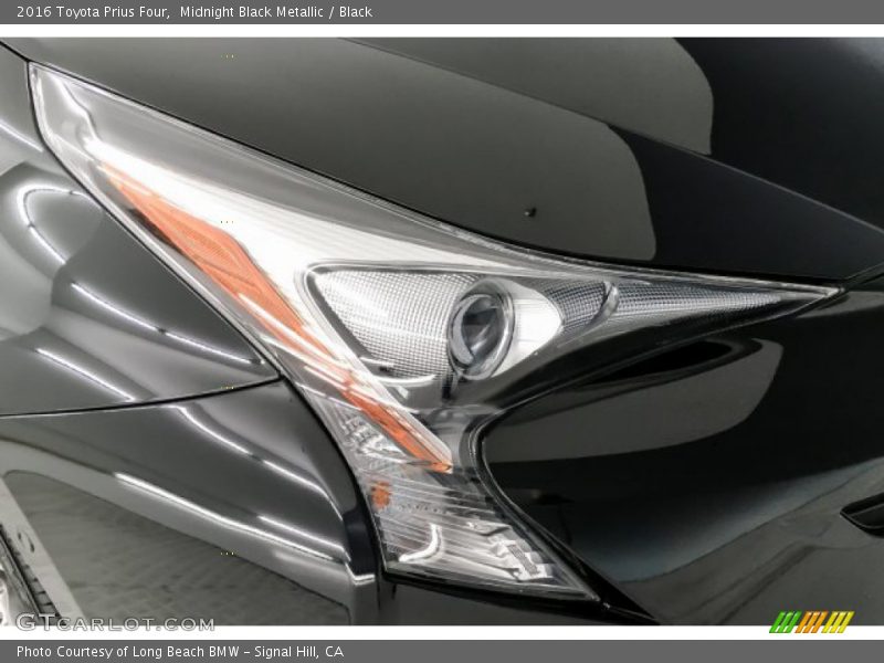 Midnight Black Metallic / Black 2016 Toyota Prius Four