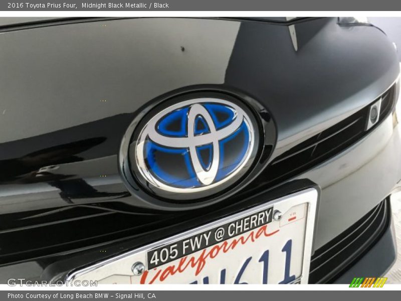 Midnight Black Metallic / Black 2016 Toyota Prius Four