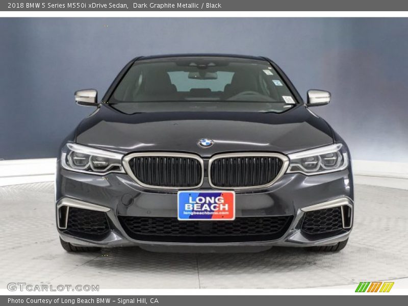 Dark Graphite Metallic / Black 2018 BMW 5 Series M550i xDrive Sedan