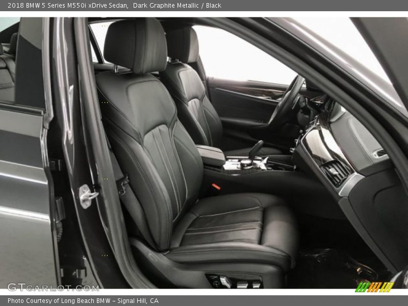 Dark Graphite Metallic / Black 2018 BMW 5 Series M550i xDrive Sedan