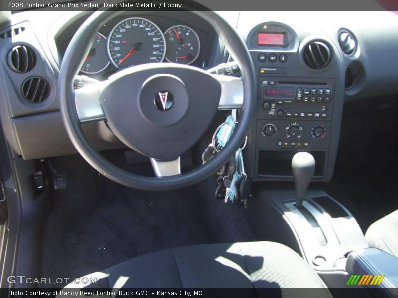 Dark Slate Metallic / Ebony 2008 Pontiac Grand Prix Sedan