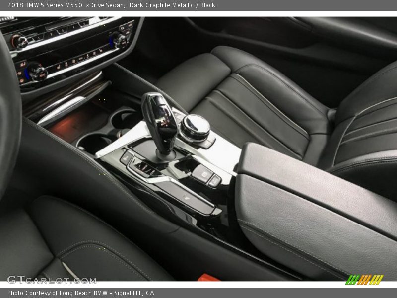 Dark Graphite Metallic / Black 2018 BMW 5 Series M550i xDrive Sedan