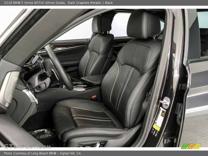 Dark Graphite Metallic / Black 2018 BMW 5 Series M550i xDrive Sedan