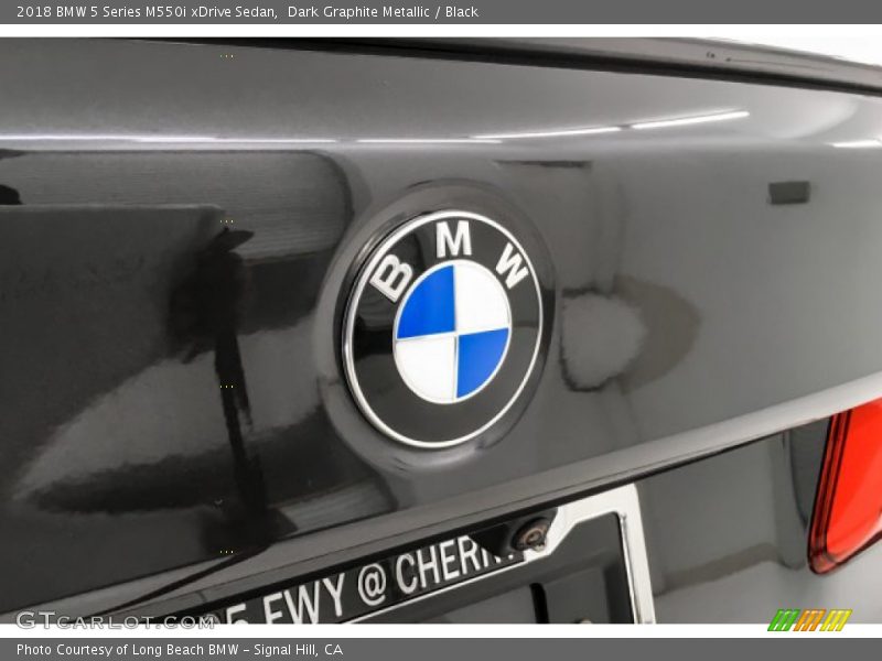 Dark Graphite Metallic / Black 2018 BMW 5 Series M550i xDrive Sedan