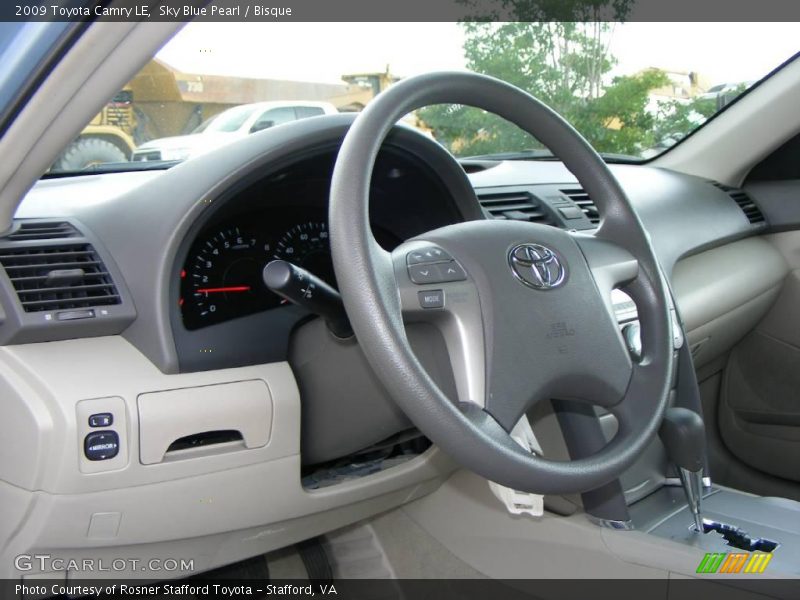 Sky Blue Pearl / Bisque 2009 Toyota Camry LE