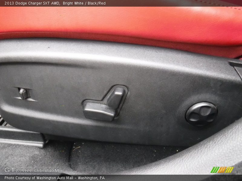 Bright White / Black/Red 2013 Dodge Charger SXT AWD