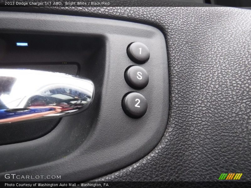 Bright White / Black/Red 2013 Dodge Charger SXT AWD