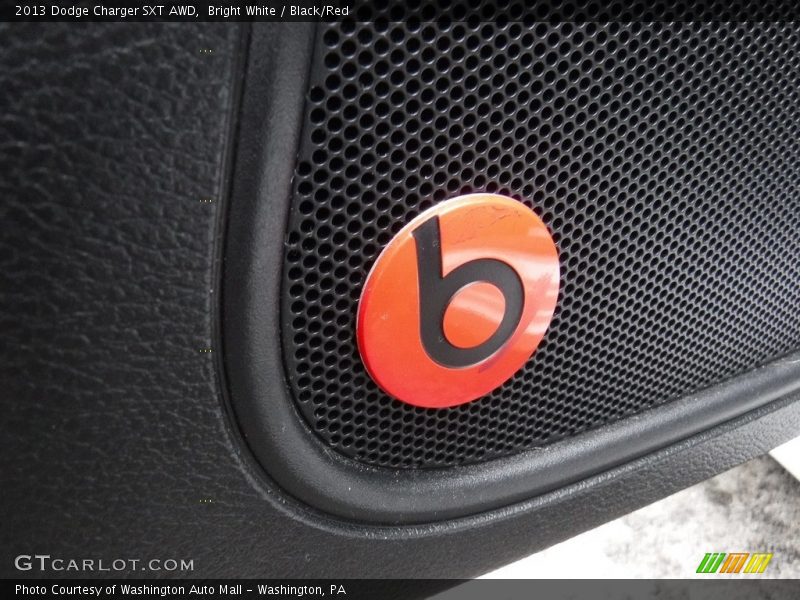 Bright White / Black/Red 2013 Dodge Charger SXT AWD