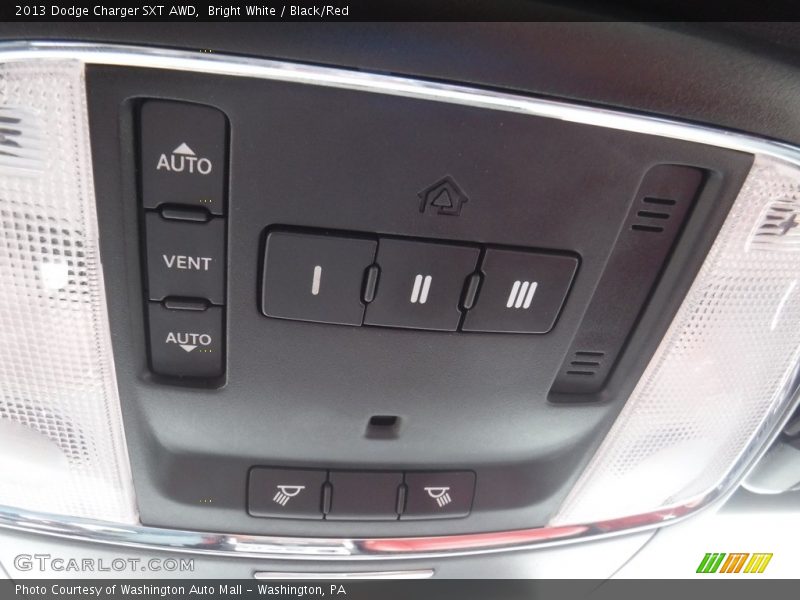 Bright White / Black/Red 2013 Dodge Charger SXT AWD