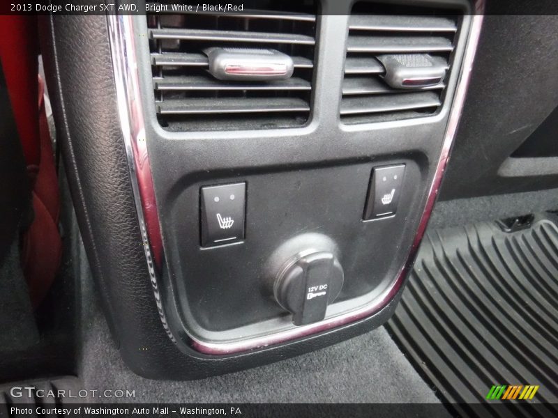 Bright White / Black/Red 2013 Dodge Charger SXT AWD