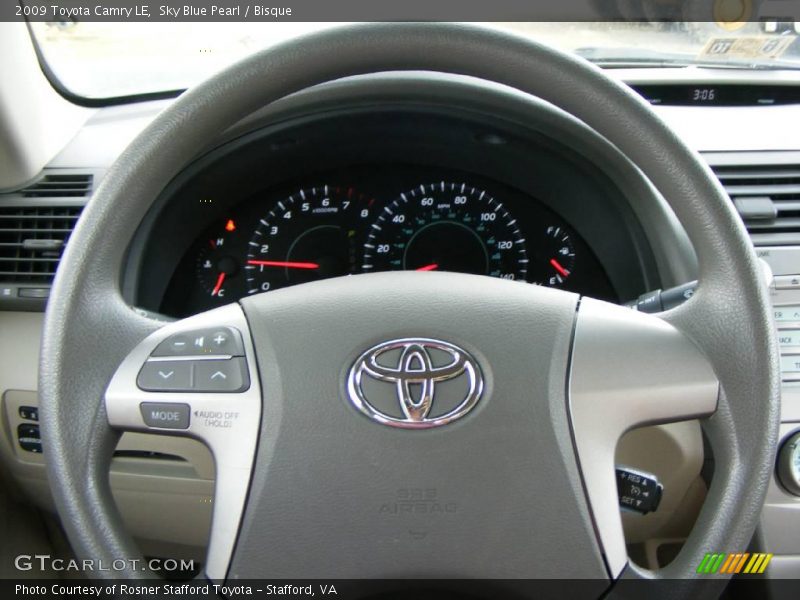 Sky Blue Pearl / Bisque 2009 Toyota Camry LE