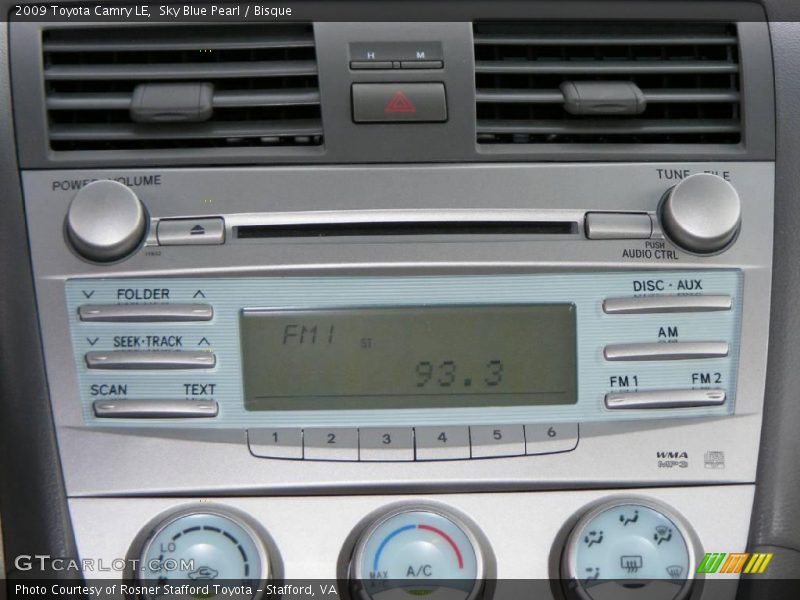 Sky Blue Pearl / Bisque 2009 Toyota Camry LE
