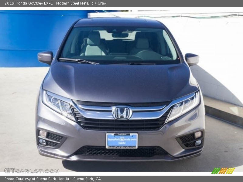 Modern Steel Metallic / Gray 2019 Honda Odyssey EX-L