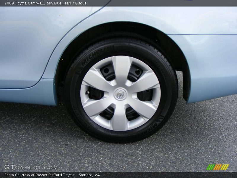 Sky Blue Pearl / Bisque 2009 Toyota Camry LE