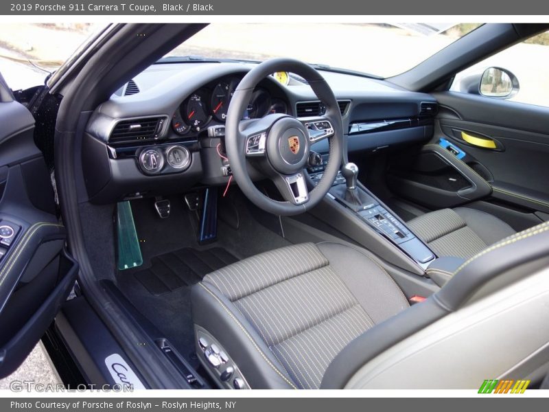  2019 911 Carrera T Coupe Black Interior