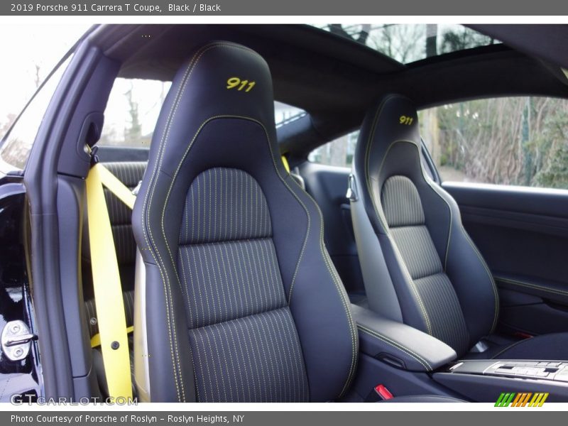 Front Seat of 2019 911 Carrera T Coupe