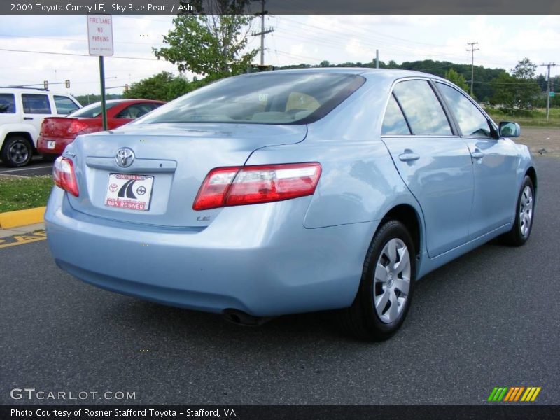 Sky Blue Pearl / Ash 2009 Toyota Camry LE