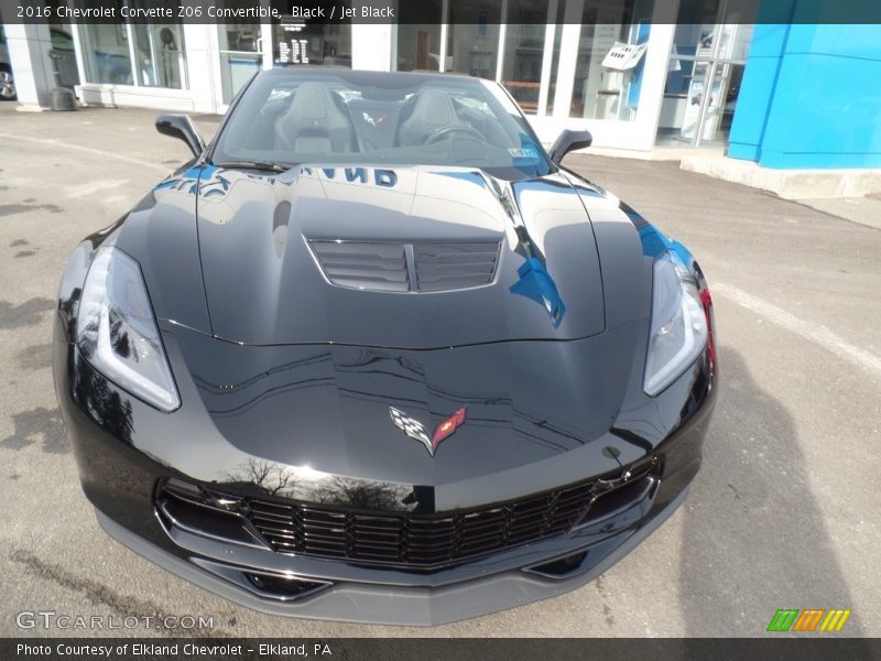 Black / Jet Black 2016 Chevrolet Corvette Z06 Convertible