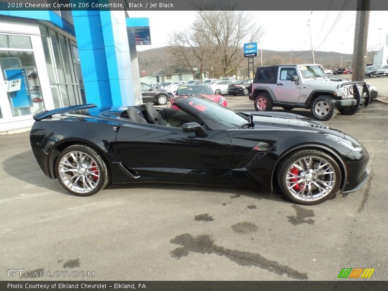 Black / Jet Black 2016 Chevrolet Corvette Z06 Convertible