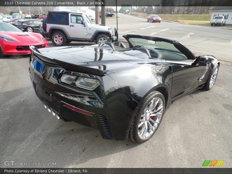 Black / Jet Black 2016 Chevrolet Corvette Z06 Convertible