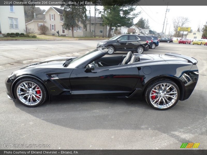 Black / Jet Black 2016 Chevrolet Corvette Z06 Convertible