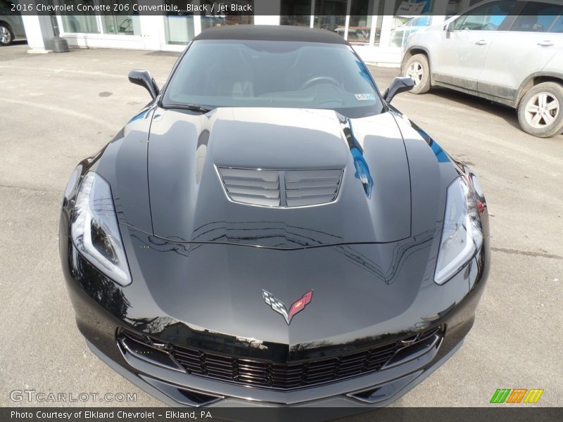 Black / Jet Black 2016 Chevrolet Corvette Z06 Convertible