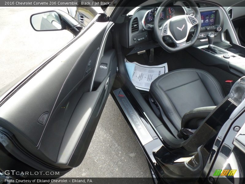 Black / Jet Black 2016 Chevrolet Corvette Z06 Convertible