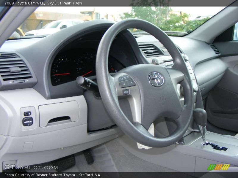 Sky Blue Pearl / Ash 2009 Toyota Camry LE