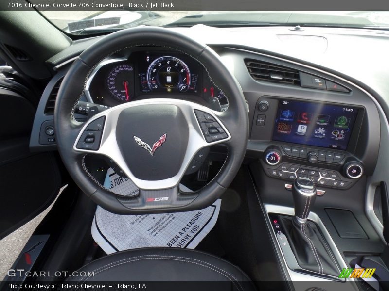 Black / Jet Black 2016 Chevrolet Corvette Z06 Convertible