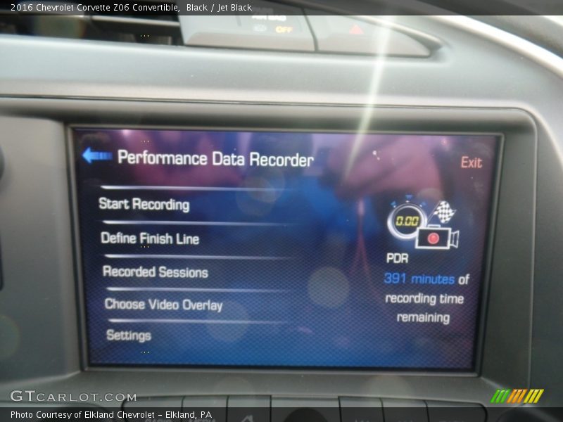 Black / Jet Black 2016 Chevrolet Corvette Z06 Convertible