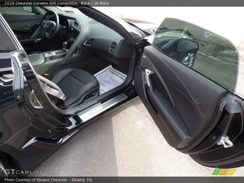 Black / Jet Black 2016 Chevrolet Corvette Z06 Convertible