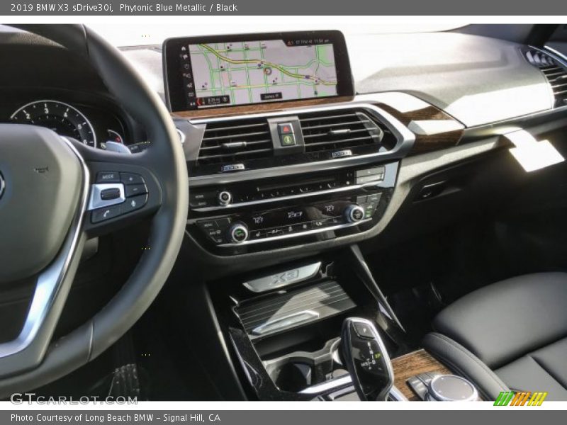 Phytonic Blue Metallic / Black 2019 BMW X3 sDrive30i