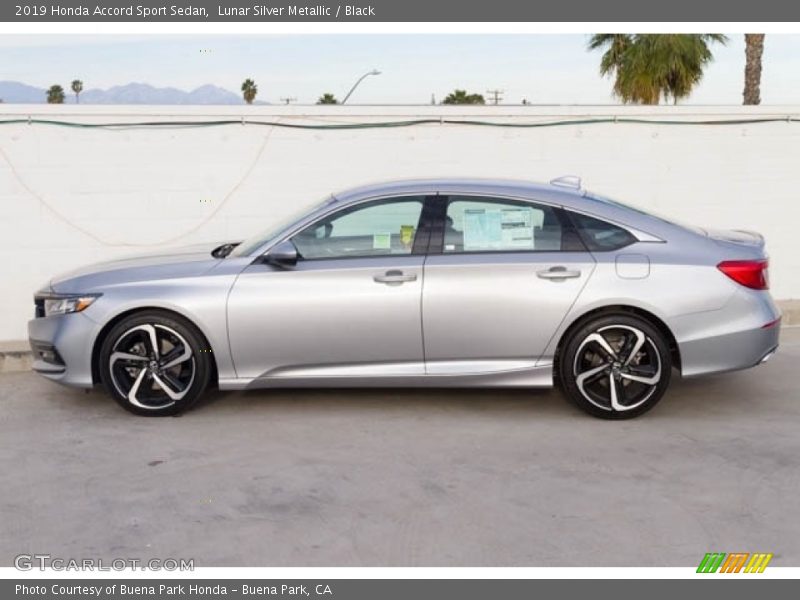 Lunar Silver Metallic / Black 2019 Honda Accord Sport Sedan