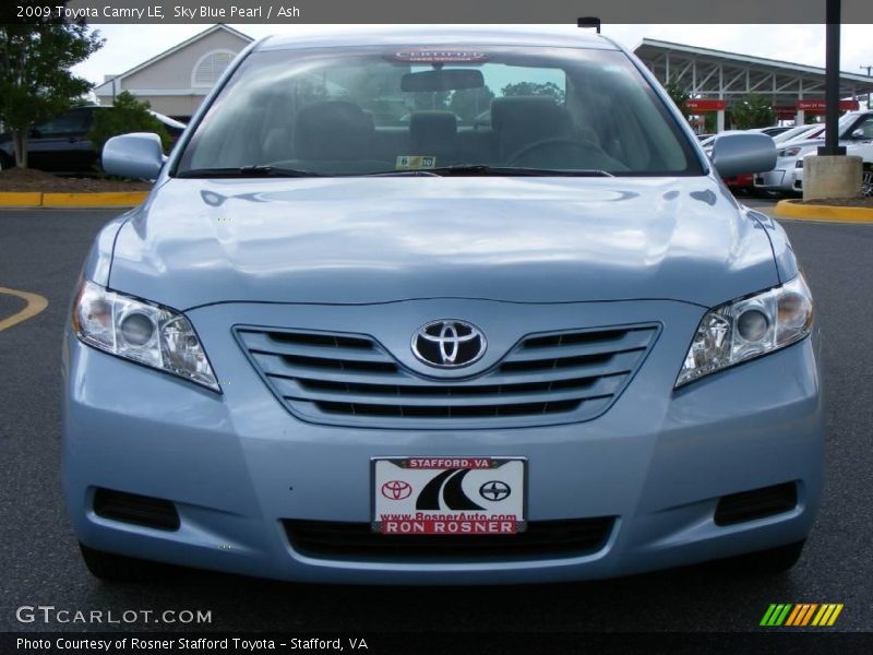 Sky Blue Pearl / Ash 2009 Toyota Camry LE