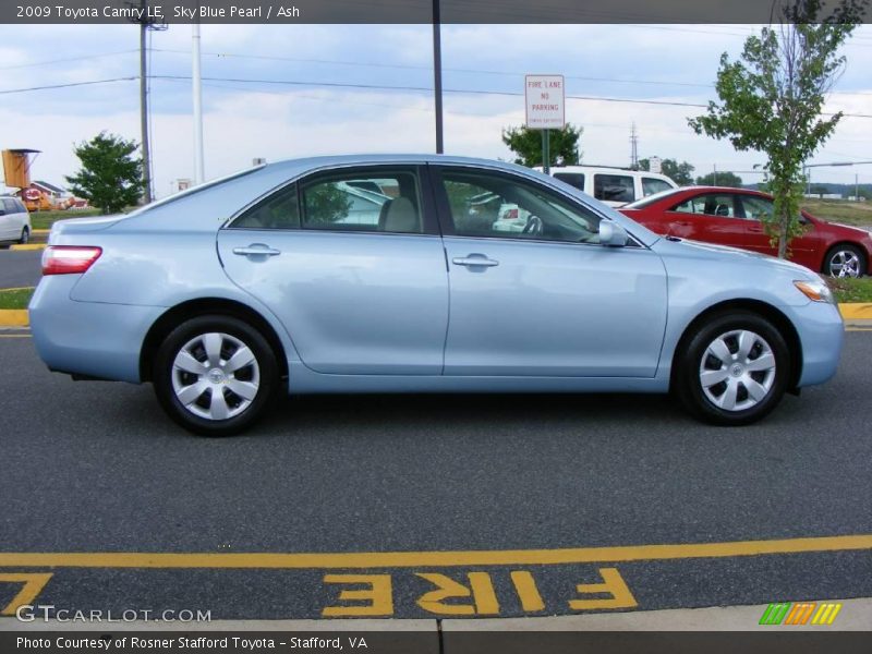 Sky Blue Pearl / Ash 2009 Toyota Camry LE