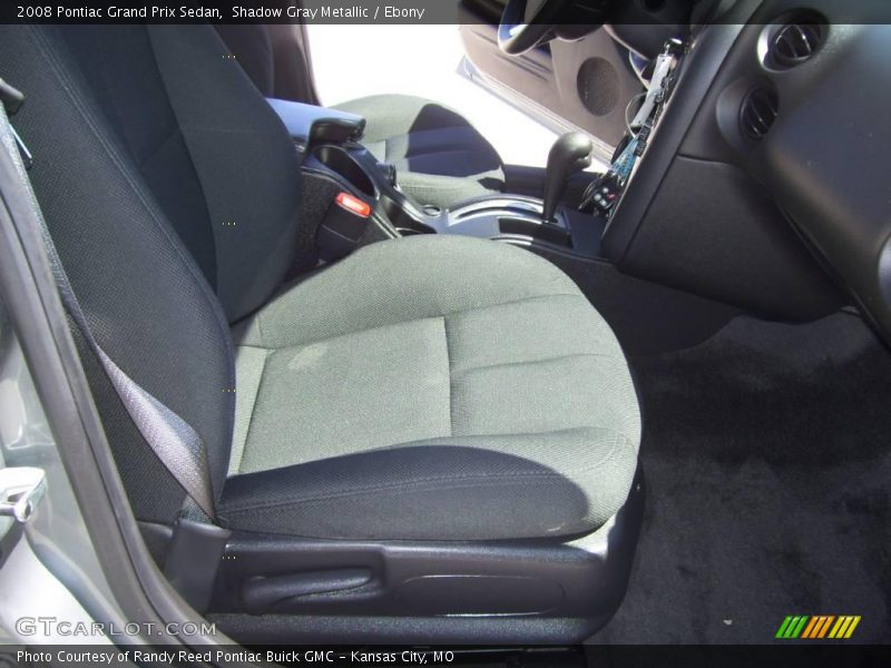 Shadow Gray Metallic / Ebony 2008 Pontiac Grand Prix Sedan