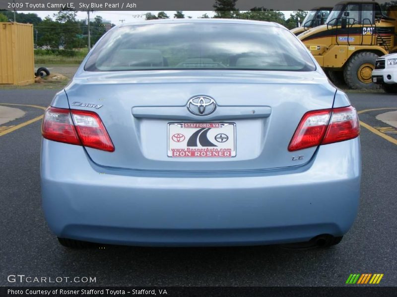 Sky Blue Pearl / Ash 2009 Toyota Camry LE