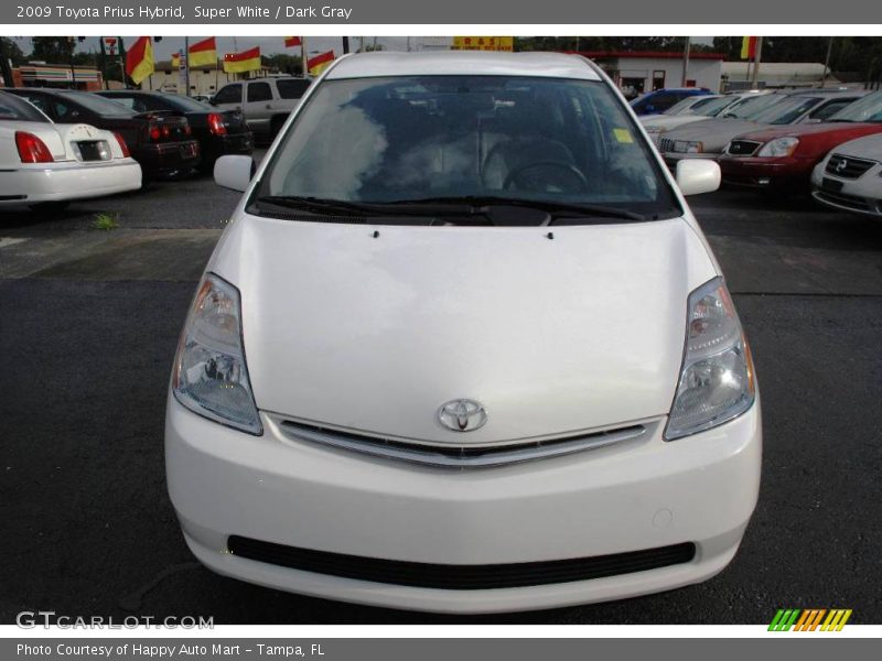 Super White / Dark Gray 2009 Toyota Prius Hybrid