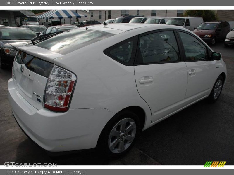 Super White / Dark Gray 2009 Toyota Prius Hybrid