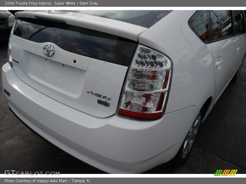 Super White / Dark Gray 2009 Toyota Prius Hybrid