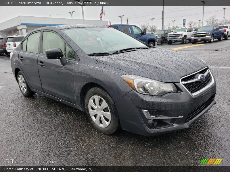 Dark Gray Metallic / Black 2016 Subaru Impreza 2.0i 4-door