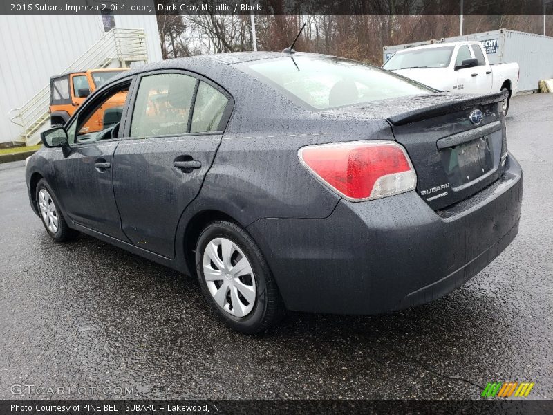 Dark Gray Metallic / Black 2016 Subaru Impreza 2.0i 4-door