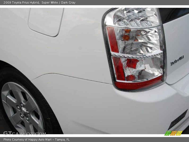 Super White / Dark Gray 2009 Toyota Prius Hybrid