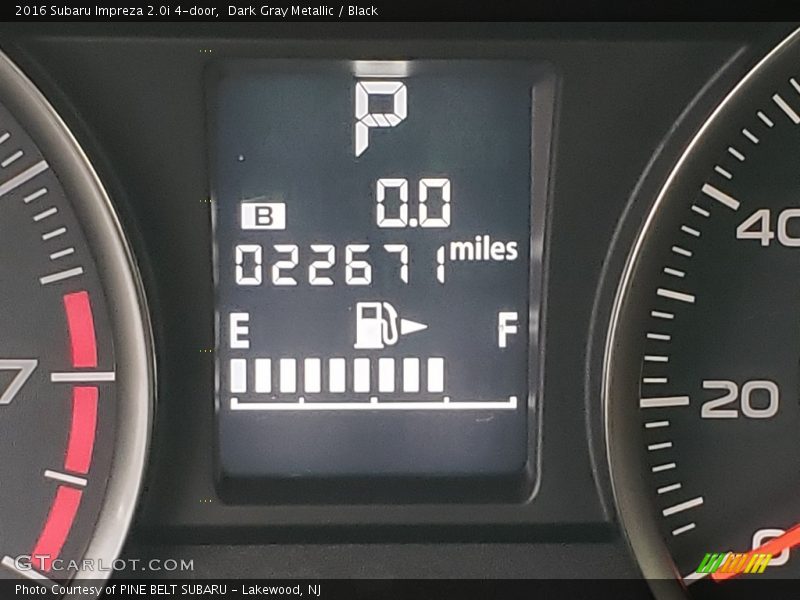 Dark Gray Metallic / Black 2016 Subaru Impreza 2.0i 4-door