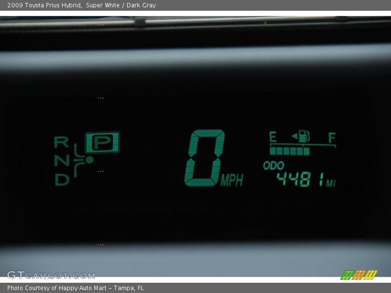 Super White / Dark Gray 2009 Toyota Prius Hybrid