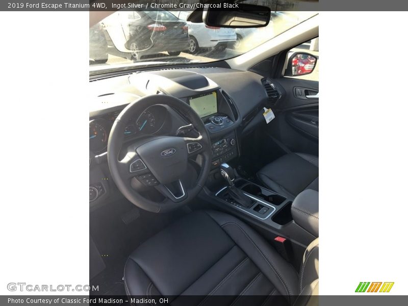 Ingot Silver / Chromite Gray/Charcoal Black 2019 Ford Escape Titanium 4WD