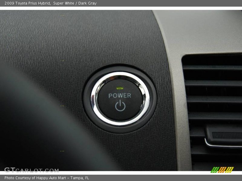 Super White / Dark Gray 2009 Toyota Prius Hybrid