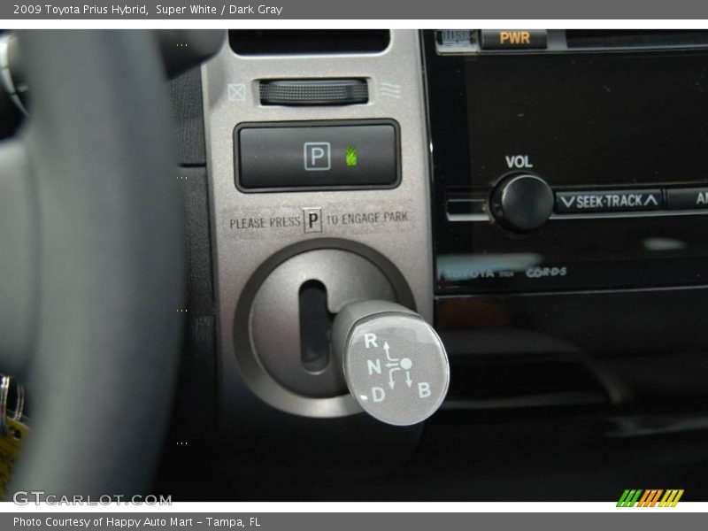 Super White / Dark Gray 2009 Toyota Prius Hybrid